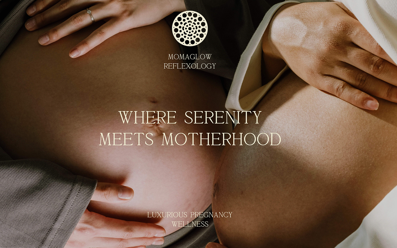 Momaglow Reflexology — brand identity