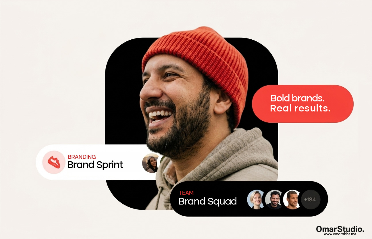 OmarStudio brand strategy team — London marketing consultant and brand strategist